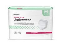 MCK Brand 78333100 Absorbent Underwear Mckesson Pull On Medium Disposable Regular Absorbency Uwgmd Box Of 80