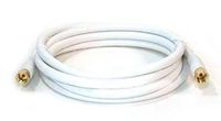 Monoprice 12ft RG6 Quad Shield, CL2 Coaxial Cable w/F Type Connector - White
