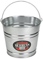 Behrens High Grade Steel 1208GS 8 Qt Silver Galvanized Steel Pail