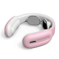 GCION Neck Massager,Smart Wireless Portable 4D Neck Massage Equipment with Heat,Electric Pulse Neck Massager Pressure Point for Office,Home,Sport,Travel-Pink