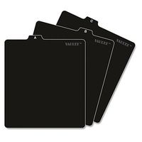 A-Z CD File Guides, 5 x 5 3/4, Black, Sold as 2 Each