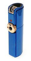 Scorch Torch Skyline Triple Jet Flame Torch Cigarette Cigar Lighter with Cigar Punch Cutter Tool (Blue)