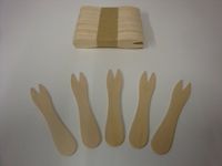 1000 wooden disposable chip forks [Kitchen & Home]