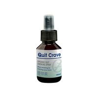 Quit Crave Organic Quit Smoking Spray I 3.38 Fl Oz I Nicotine-Free Product to Reduce Your Smoking Habit I Effective Bitter Aroma and Taste I Alternative to Nicotine Lozenges and Nicotine Patches