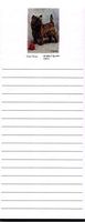 Cairn Terrier Magnetic List Pads - Set of 2