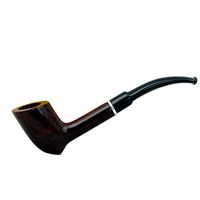 Kurosawa no. 66 Briar Rustic semi Zulu Tobacco Smoking Pipe by Mr. Brog (Poland) (Red (Smooth))