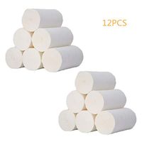 Toilet Paper 100% Recycled, 4 Ply Bath Tissue, Soft Bulk Toilet Paper,12 Rolls Standard Rolls,FSC Certified
