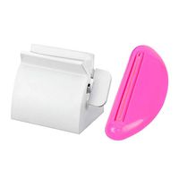 RMISODO 2 Pieces Toothpaste Squeezer Plastic Rolling Toothpaste Tube Squeezer Holder for Bathroom Home