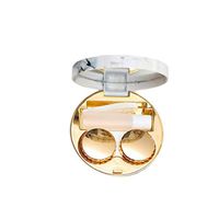 Exceart Contact Lens Travel Kit Portable Contact Lenses Holder Tweezers Suction Stick Bottle Storage Box with Mirror Golden