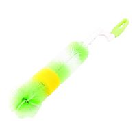 uxcell Plastic Handle Household Folded Multifunction Cup Water Bottel Cleaning Brush