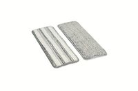 Flat Mop Pads Compatible with Oshang Flat Squeeze Mop and Bucket - 2pcs - 1 White / 1 Gray