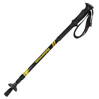 Crutches Trekking Poles Outdoor Walking Sticks Hiking Ultra Light Carbon Fiber Cane Climbing Stick Black Blue (Color : Black, Size : 65cm)