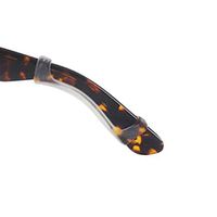 4 Pairs Transparent Silicone Eyeglass Retainer Replacement End Tips Ear Sock Pieces Tube Anti-Slip Holders Ear Hook for Eyeglass/Reading Glasses