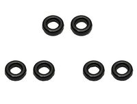 3 Pairs Silicone Glasses Ear Hook,Non-Slip Hooks for Glasses Frame (Black)