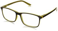 Peepers by PeeperSpecs womens Upgrade Square Reading Glasses, Taupe/Yellow, 51 mm, +1.25