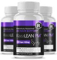 RazaLEAN PM - 24 hr. Support - 30 Capsules - 1 Bottle
