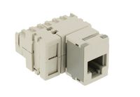 Leviton 40072-T6 6-Position Modular Adapter, Converts Six Contacts Into A 6-Position, 6-Conductor Modular Jack, (Tap -6)