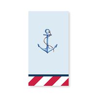 X&O Paper Goods TW8-20820 Guest/Dinner Napkin (16Ct), Coastal