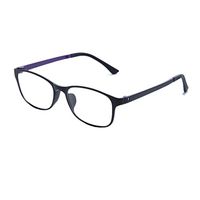 De Ding Men Women Reading Glasses +1.00-+4.00 (black purple, 1.00)