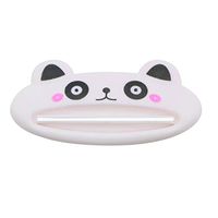 PASOW Cartoon Animal Plastic Frog Cat Panda Pig Shaped Toothpaste Cream Squeezers (White Panda)