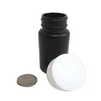 Waller PAA 50 Empty Plastic Pill Bottles Medicine Container Vitamin Capsule Drug Holder
