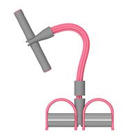 Tension Bands,Pedal Resistance Band- Foot Pedal Elastic Pull Rope 4-Tube Natural Latex Sit-up Bodybuilding Expanderfor Resistance Band, Yoga, Fitness, Stretching, Styling, with Foot Loop Workout