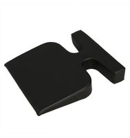 Minerva T-Wedge Feminine Breast Massage Bolster Pillow in Black