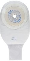 Safe n' Simple One-Piece Drainable Ostomy Pouch (Banana Clip) Standard Wear Cut to Fit 12", with White Mesh Comfort Panel with A Filter, 10 Count