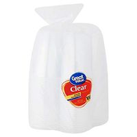 Great Value 16 fl oz Clear Plastic Cups, 100 count