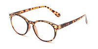 Readers.com Reading Glasses: The Actor Bifocal Reader, Plastic Round Style for Men and Women - Dark Brown Tortoise, 1.50