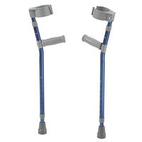 Inspired by Drive Pediatric Forearm Crutches, Knight Blue, Small
