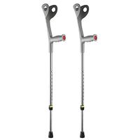 YUWELL Adjustable Lightweight Arm Cuff Crutch，Forearm Crutches Ergonomic，Applicable to Elderly and Infirm，Slightly Disabled Lower Limbs or Injured Lower Limbs(1 Pair)