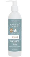 Soothing Touch Massage Gel Organic, Unscented, 8 Ounce