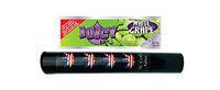 Herb Airtight Tube Pocket Protector with Juicy Jay's White Grape 1.25 Flavored Hemp Rolling Papers 1 Count DC Crafts Nation- Flag Leaf