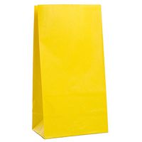 Yellow Paper Party Favor Bags, 12ct