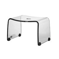 AIAIⓇ Non Slip Shower Stool - Strong Construction Rubber Feet Cleaning Durable Support Stability Handy Lightweight for Wet Room Elderly Disabled Mentally Retarded Person Pregnant Woman Child