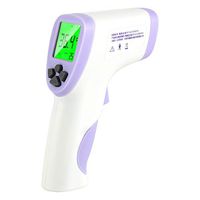 Forehead Thermometer, Infrared Ear Thermometer, Forehead Thermometer for Kids Adult, Smart Accurate Fast Temperature Gun with LCD Display, Memory and Fever Alert Function