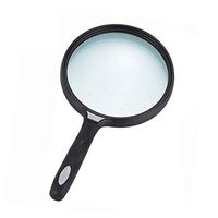 2.5X Read Magnifier Elderly Children Hobby Staff Professional Hand Free Reading Book Crafts Jewelry Identification Hd Led Light Handheld Magnifying Glass