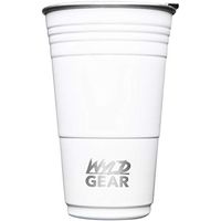 Wyld Gear Insulated Stainless Steel Ultimate Party Cup Tumbler (24oz, White)