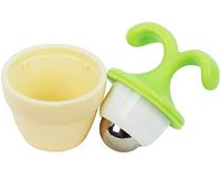 Mini Handheld Roller Ball Massage Sprout Design Massager - Cooling Massage for Neck, Arms, Legs, Feet - Office, Home or On-The-Go *A Perfect Gift* by Rich Rose Supply Co.