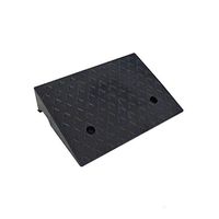 Heavy Vehicle Safety Ramp, Rubber Wheelchair Ramps Mat, Community Ramp Home Threshold Car Anti-Skid Uphill Mat Various Heights (Color: Black, Size: 48 33 14cm) (Size : 483314CM)