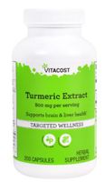 Vitacost Turmeric Extract -- 800 mg per serving - 200 Capsules