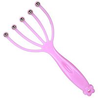 Infgreate Handheld Five Fingers Claw Steel Ball Head Massager Pain Relief Scalp Treatment Pink