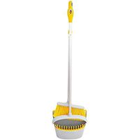 HEHUIHUI- Upright long handle and brush cleaning kit, long handle broom set HHH (Color : Yellow)