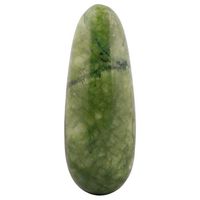 rockcloud Green Jade Crystal Gua Sha Scraping Tool Massage Wand for Acupuncture Therapy Point Stick Tretament