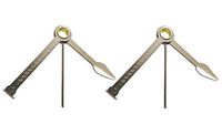 LESCA TEK 2 Packs 3 in 1 Smoking Tobacco Pipe Cleaner Cleaning Tool Reamers Tamper