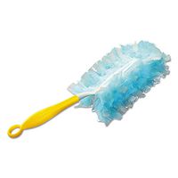 Swiffer 11804 Dusters Starter Kit, Dust Lock Fiber, 6" Handle, Blue/yellow, 6/carton