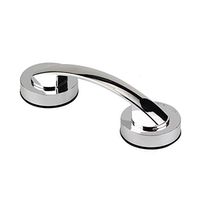 Blppldyci Non-Perforated Plastic Silver Shower Handle for Bathrooms, Windows and Doors