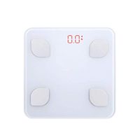ZYY Bluetooth Body Fat Scale- Smart Digital Bathroom Weight Body Composition Analyzer with APP (Color : White)