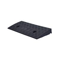 Plastic Slope Mat, Bicycle Mat, Hospital Wheelchair Door Skew Line Ramp Car Caravan Scooter Skateboard Motorcycle Street Solution Size: 49 27 7cm (Color : Black, Size : 49225CM)